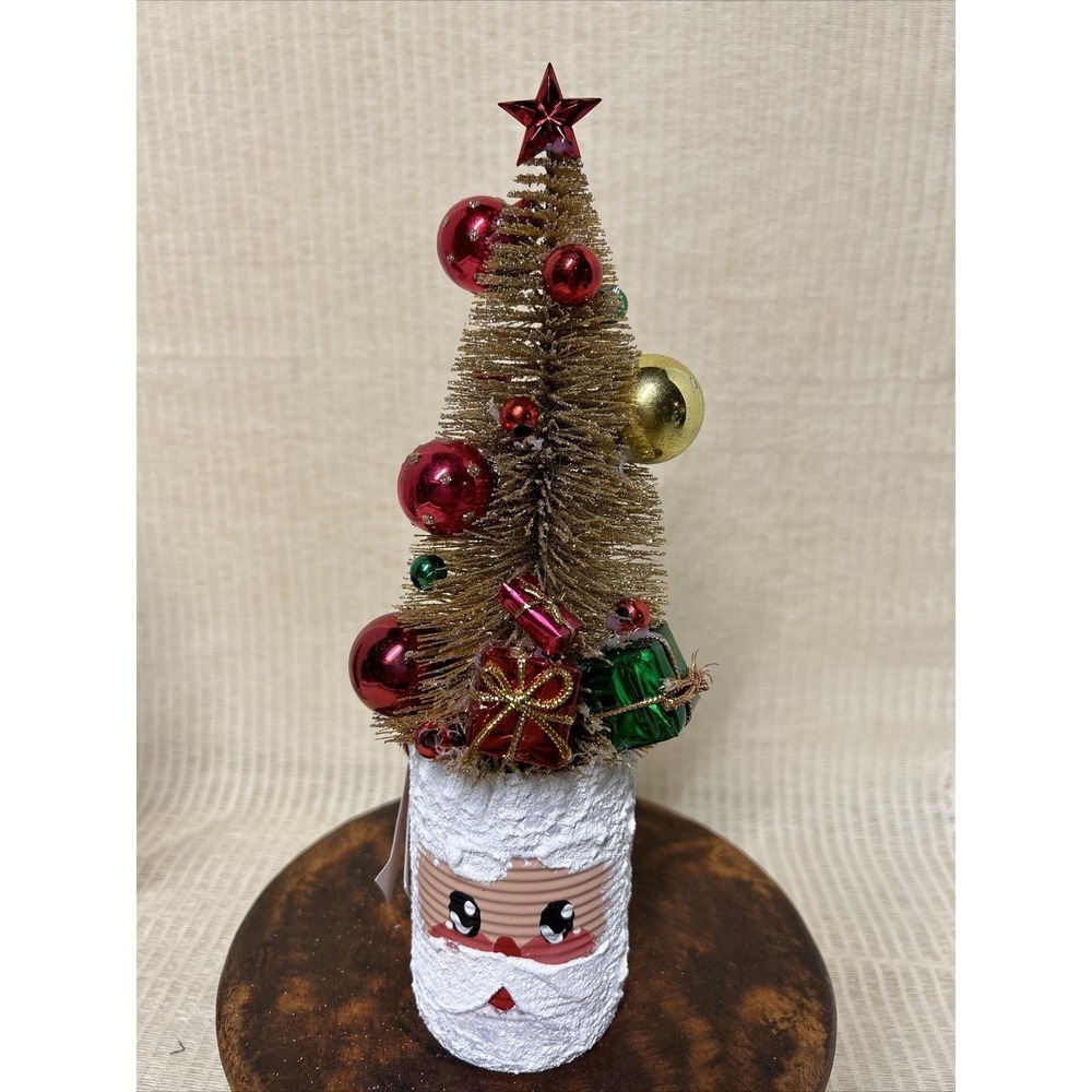 Retro Christmas Kitschy Santa Assemblage Display Vintage‎ Decor One Of A Kind